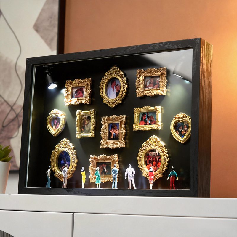 Museum of Us Frame Personalized Couples Gift for Her Cute Miniature Museum Gifts Meaningful Gift Valentine’s Day Anniversary Gift