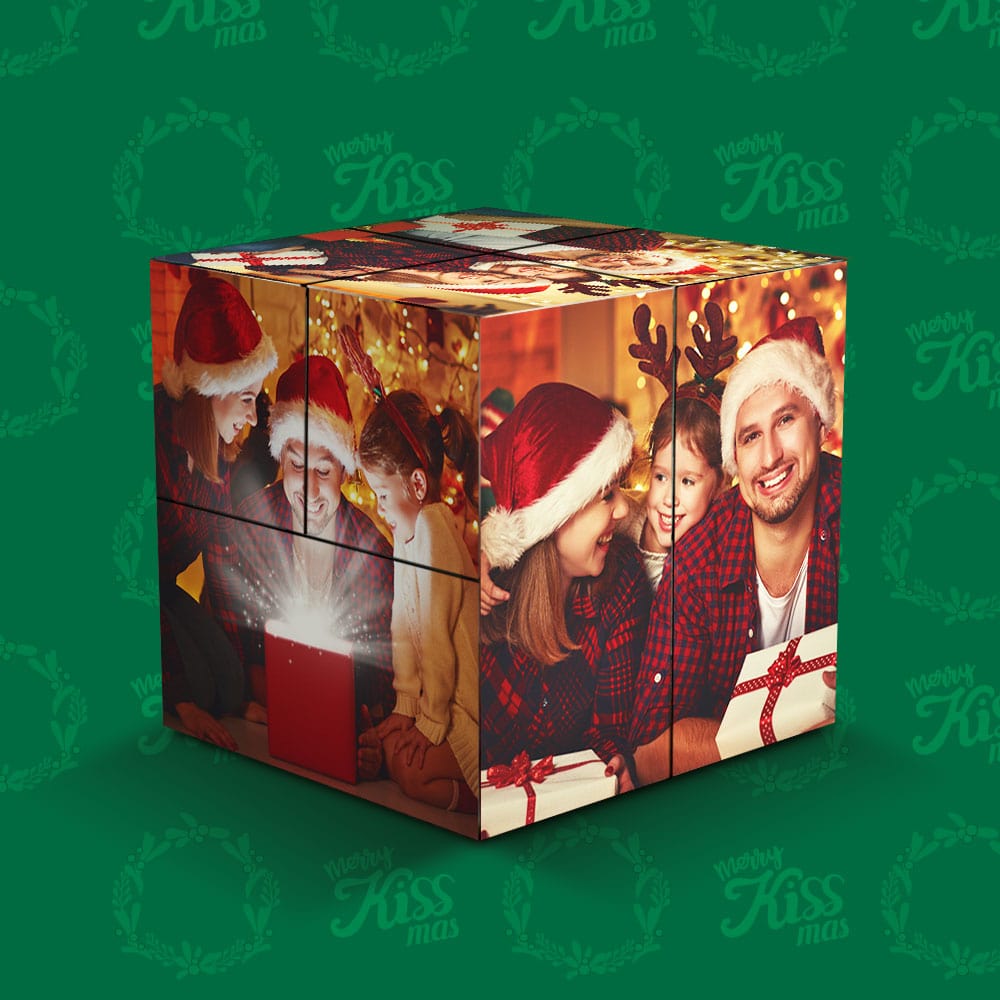 GiftLAB Magic Photo Cube Foldable Picture Cube Christmas Gift For Couple