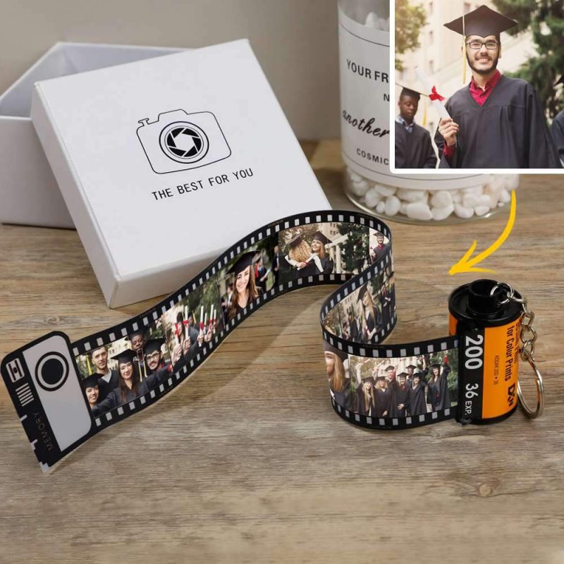 Graduation Keychain Camera Roll Keychain Personalized Keychain Graduation Gift