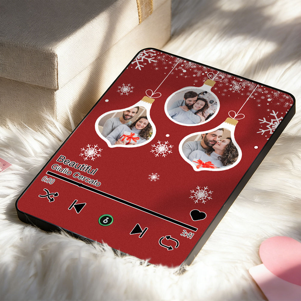 Personalized Musical Photo Plaque: Christmas Keepsake Gift - Image 4