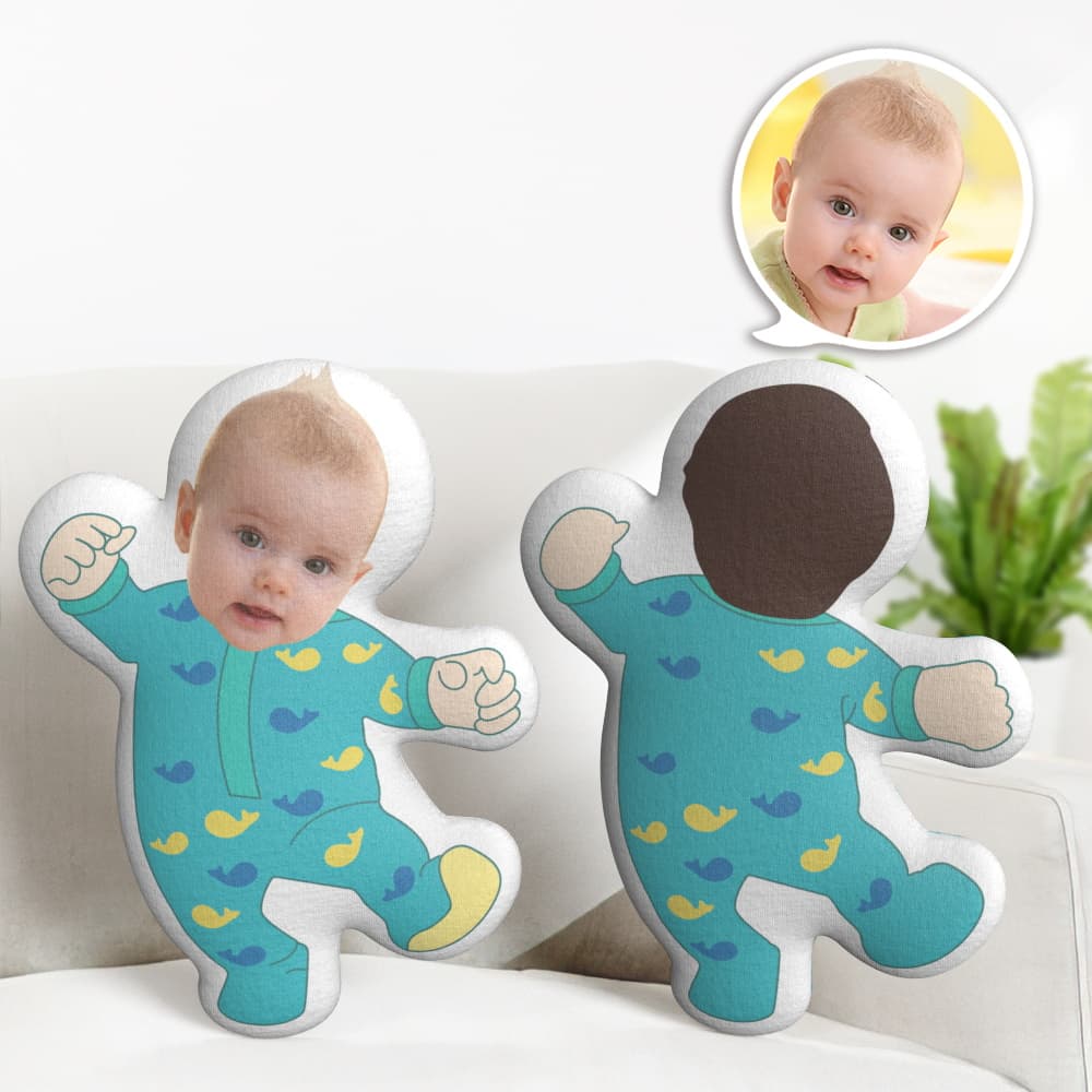Custom Face Cute Pillow MiniMe Doll Baby Gift Personalized Face Doll Gift