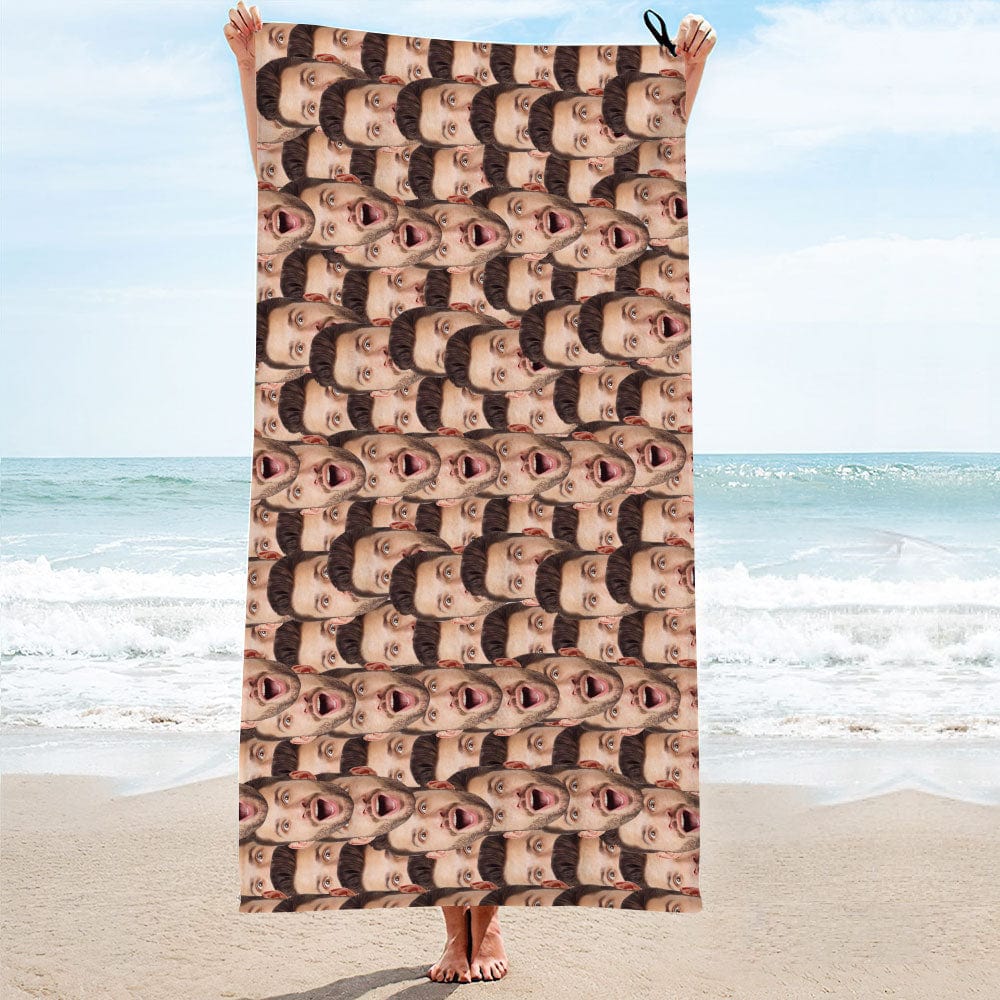 Personalized Photo Towel Custom Towel Funny Gift For Him - Image 2