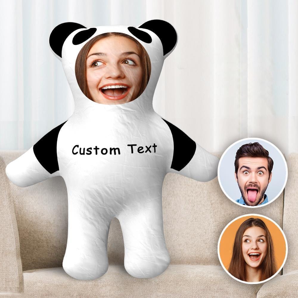 Custom Face Pillows Funny Pillows Gifts for Boyfriend Cute Panda Shaped Gag Gifts Christmas Gifts