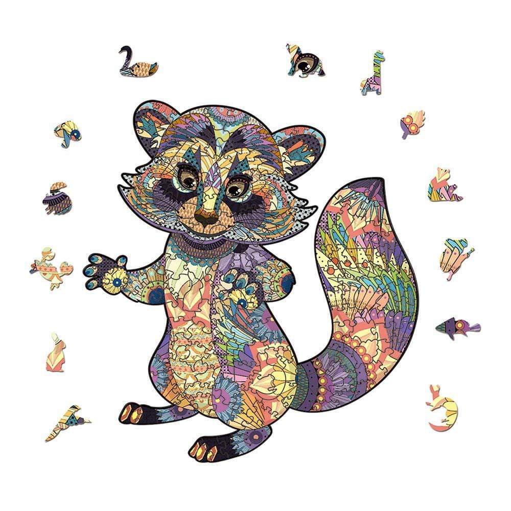 Bear Puzzle Gift Wooden Jigsaw Puzzles For Kids - Image 2