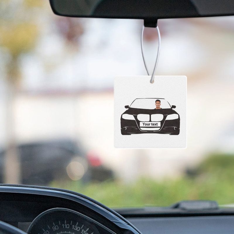 Photo Car Air Freshener Rearview Mirror Ornament Funny Custom Air Freshener Gifts for Her