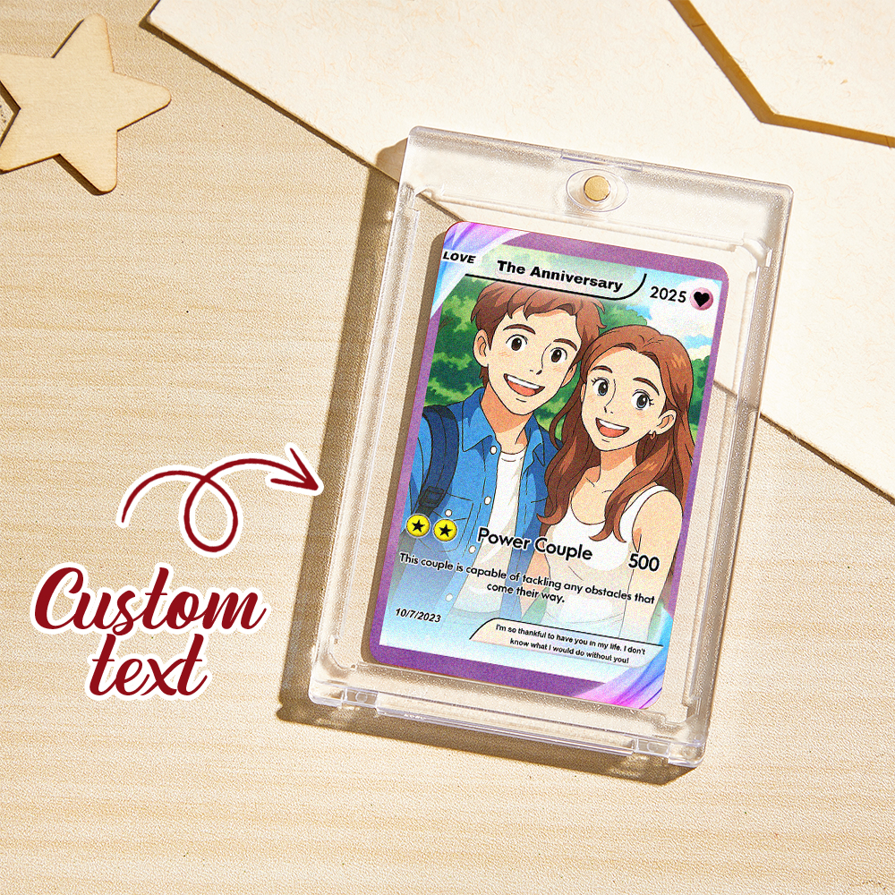 Custom Poke Card, Gift For Lover Custom Poke Present for Couple