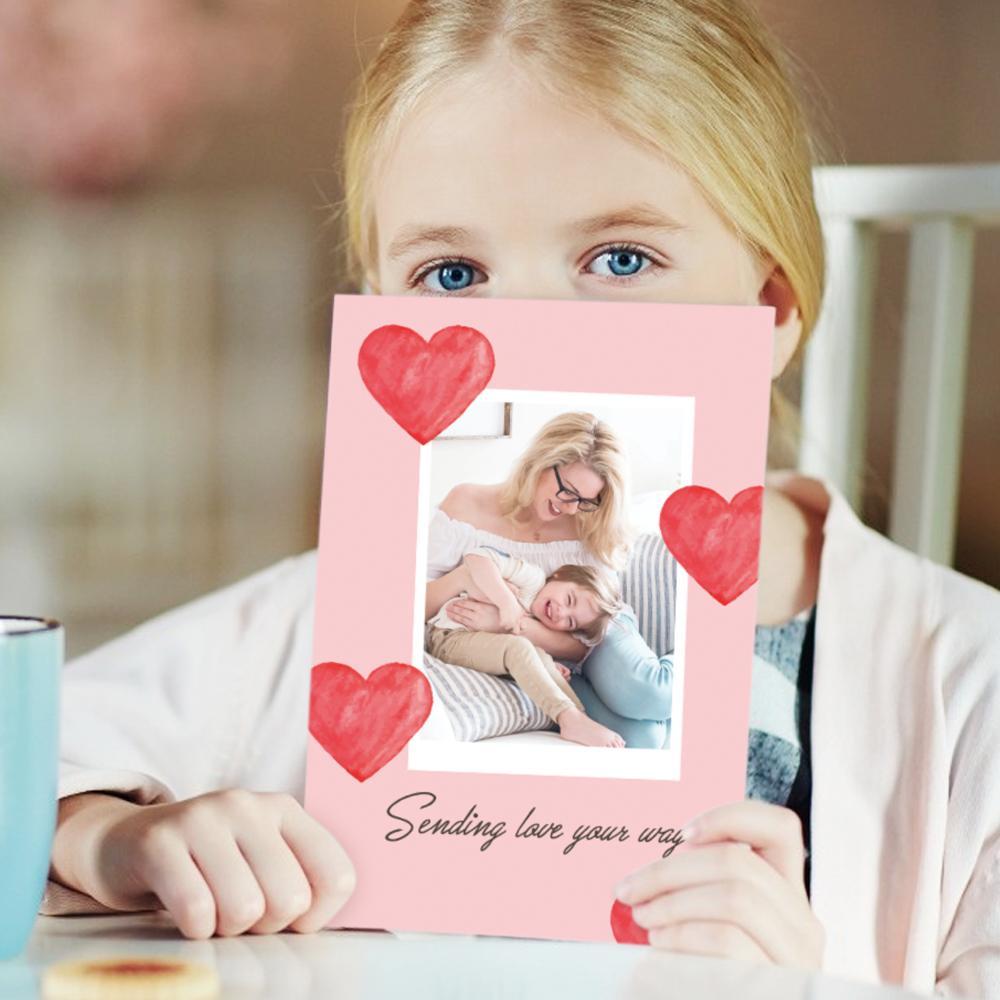Custom Photo Cards Mother's Day Cards Custom Gifts For Mom