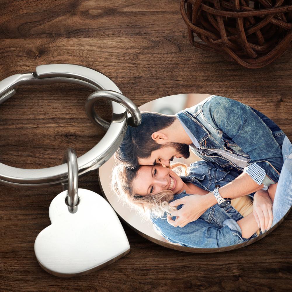 Custom Calendar Keychain Picture Keychains Anniversary Gifts for Her - Image 2
