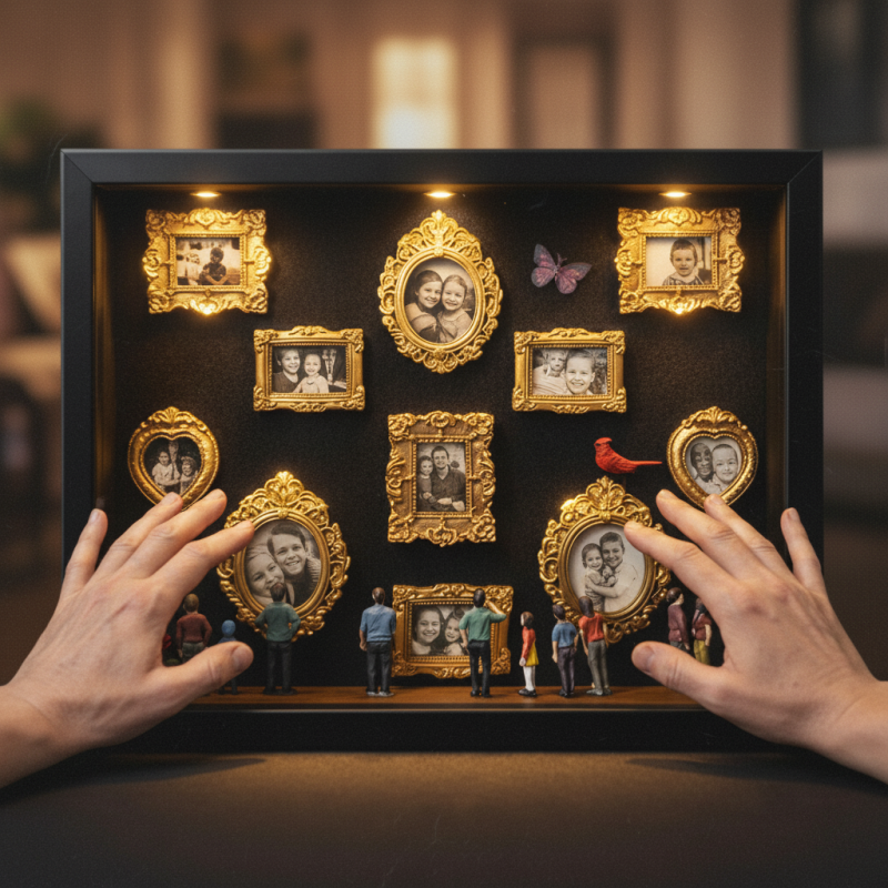 Museum of Us Frame Personalized Couples Gift for Her Cute Miniature Museum Gifts Meaningful Gift Valentine’s Day Anniversary Gift