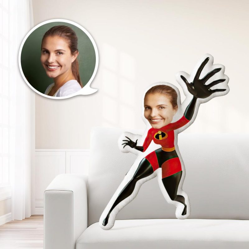 Face Pillows Custom Minime Dolls Custom Pillows Elastigirl Costume Mother’s Day Gift
