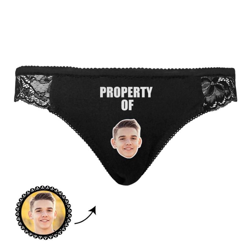 Custom Panties Sexy Panties Property of Panties Birthday Gifts for Wife