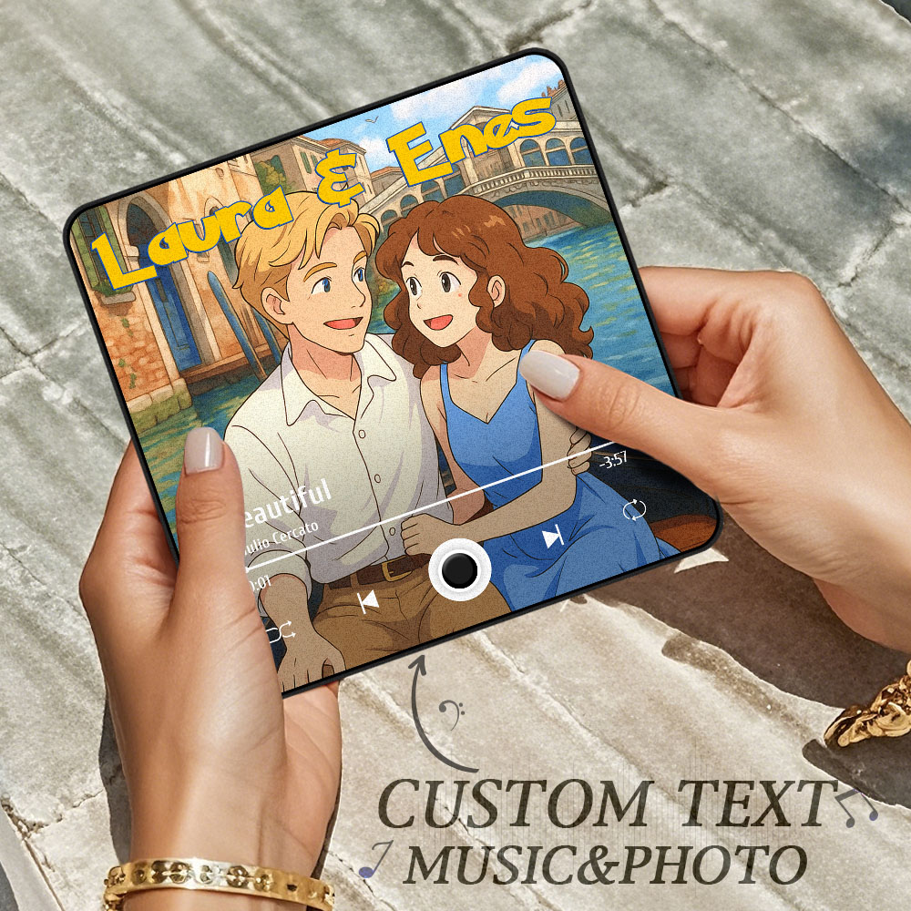 Custom Cartoon Photo Fridge Magnet Music Can Be Played Without Cell Phone Music Photo Fridge Magnet Decoration for LoverUS - Image 2