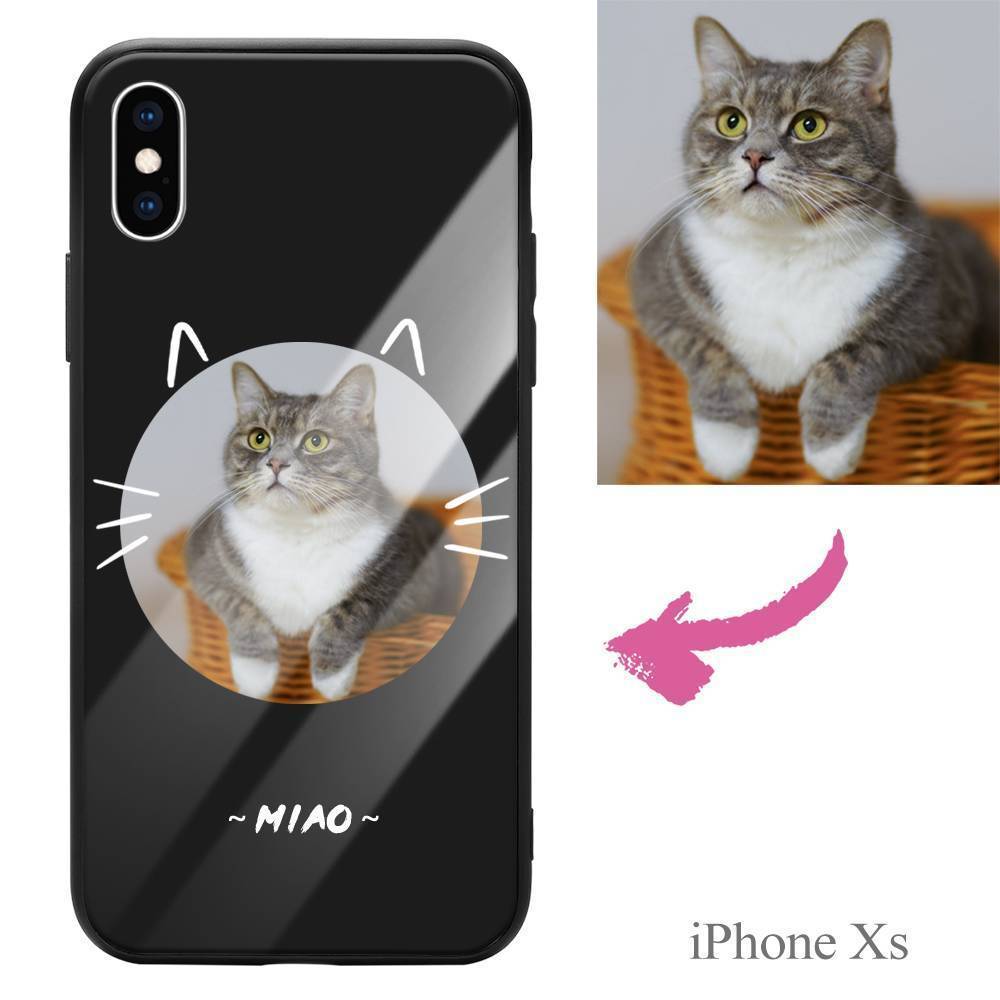 iPhoneXs Custom Cat Photo Protective Phone Case - Image 2
