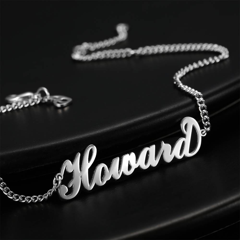 Custom Necklace for Labu Personalized Name Necklace Any Name Necklace Platinum Plated Silver Monster Doll Necklace - Image 2