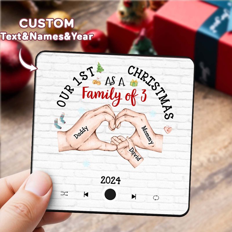 Customized Music Fridge Magnet Personalized Fridge Magnet With Family��s Names Christmas Gift
