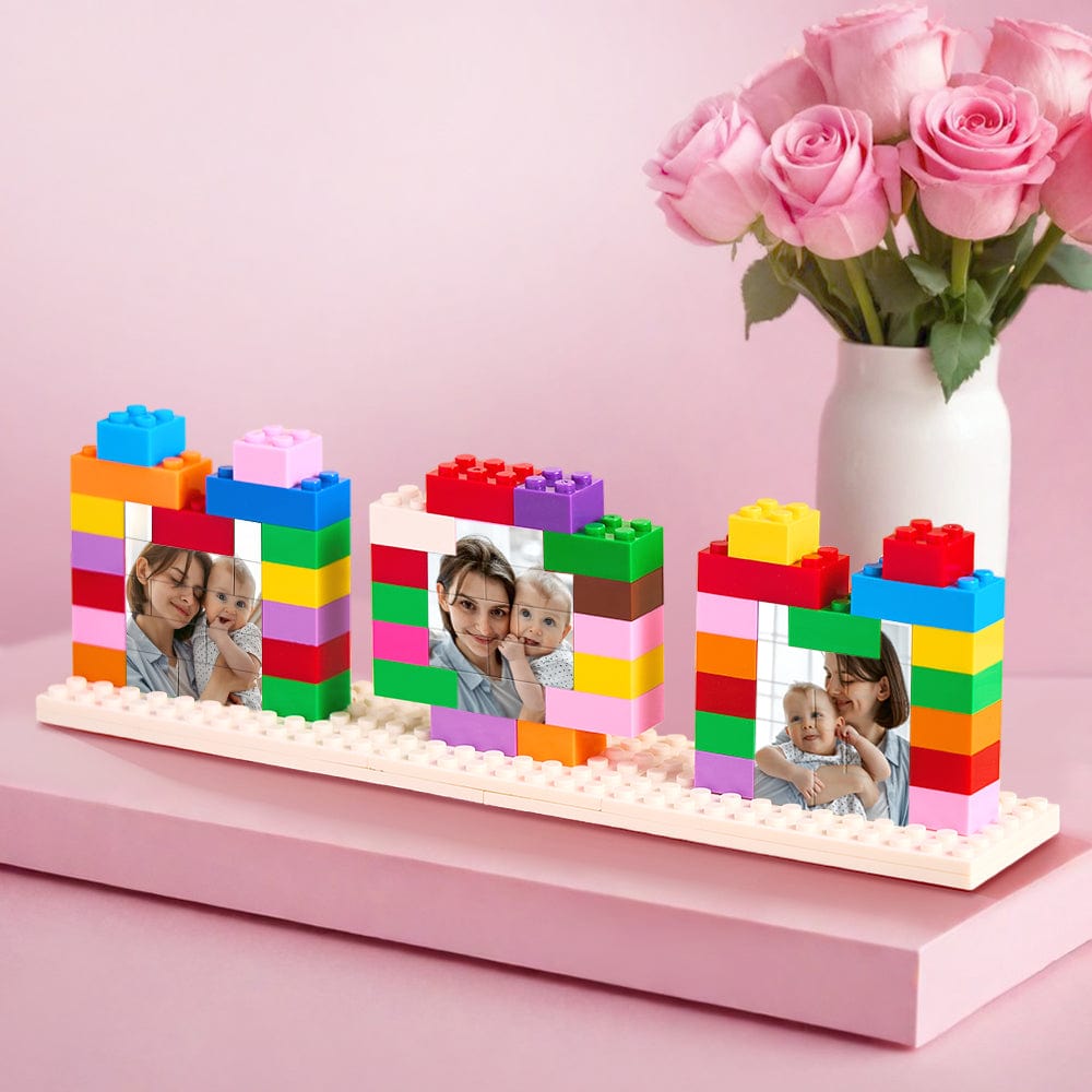Custom Mom Photo Building Brick Puzzles Personalized Colored Photo Block Mother's Day Gifts - Image 2