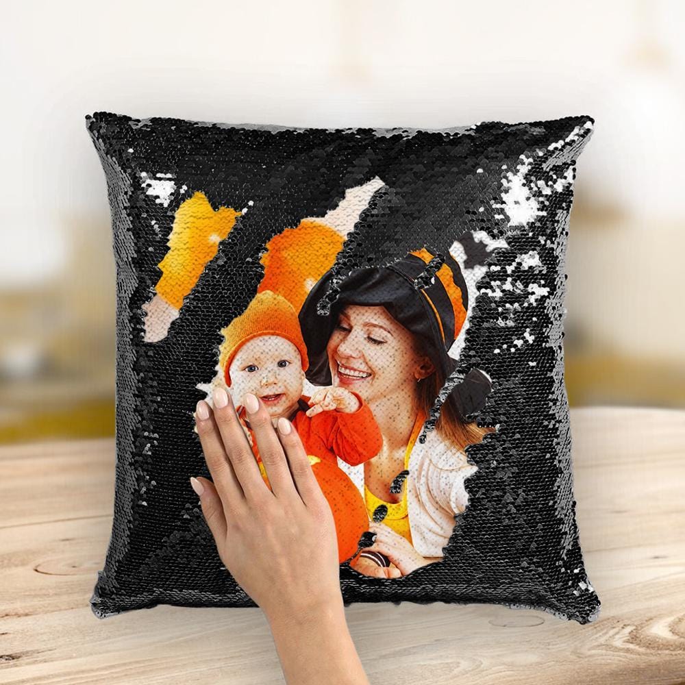 Halloween Gift Sequin Pillow Gift For New Mom - 10 Colors