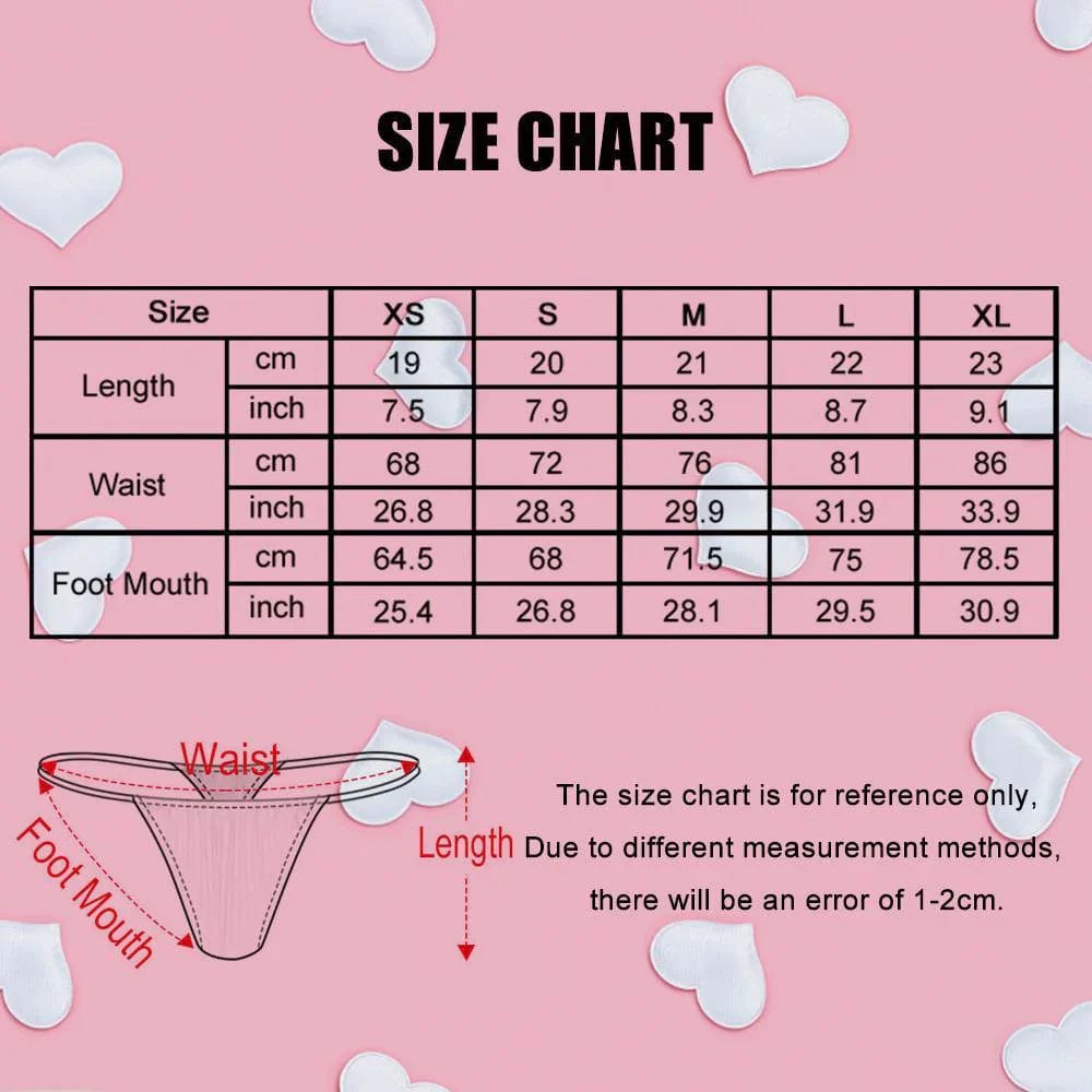 Custom Face Women's Tanga Thong Christmas Gift for Her - Image 2