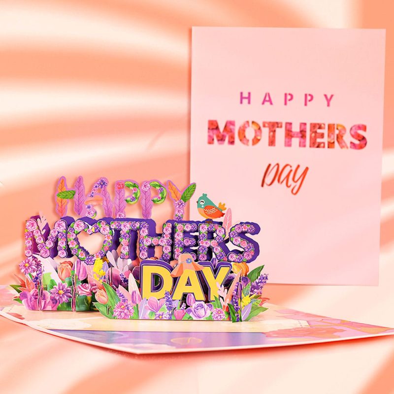 Mother’s Day Card 3D Pop Up Greeting Card for Mom