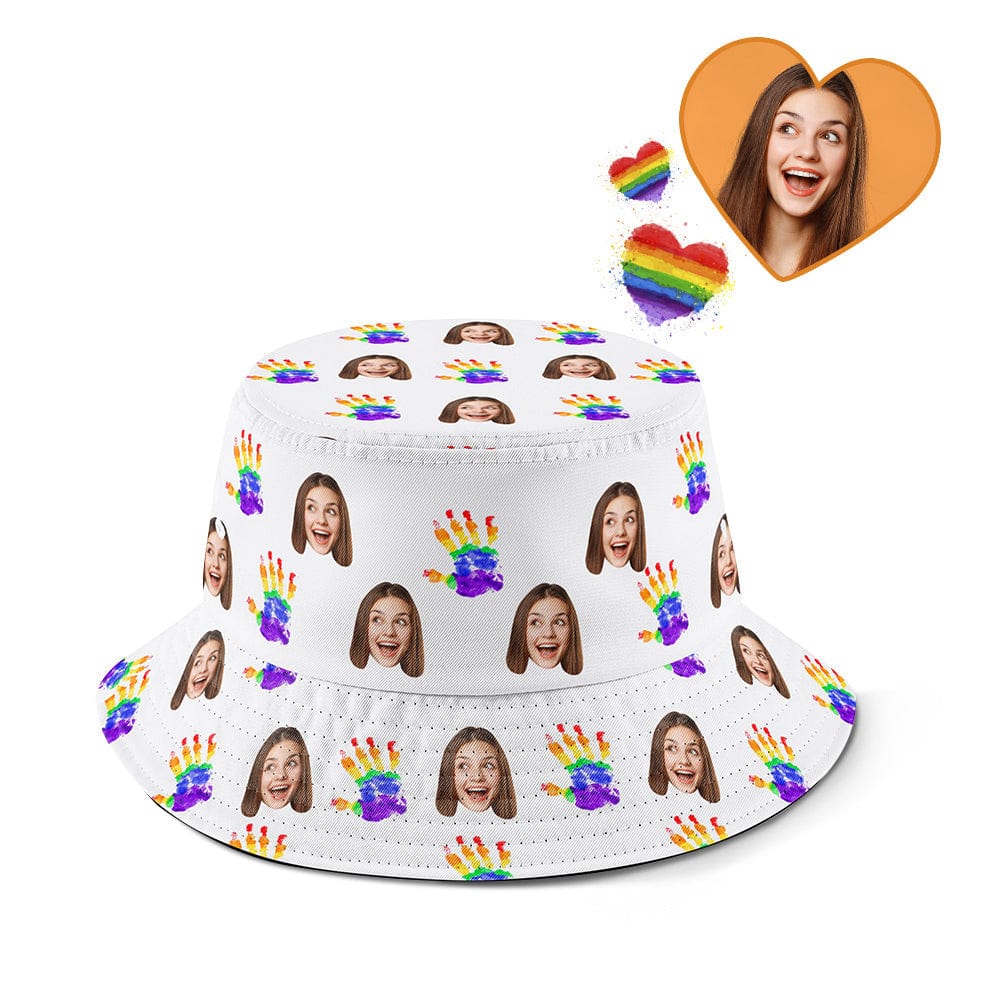 Pride Rainbow Hat Personalized LGBT Hat Pride Month Gifts - Image 2