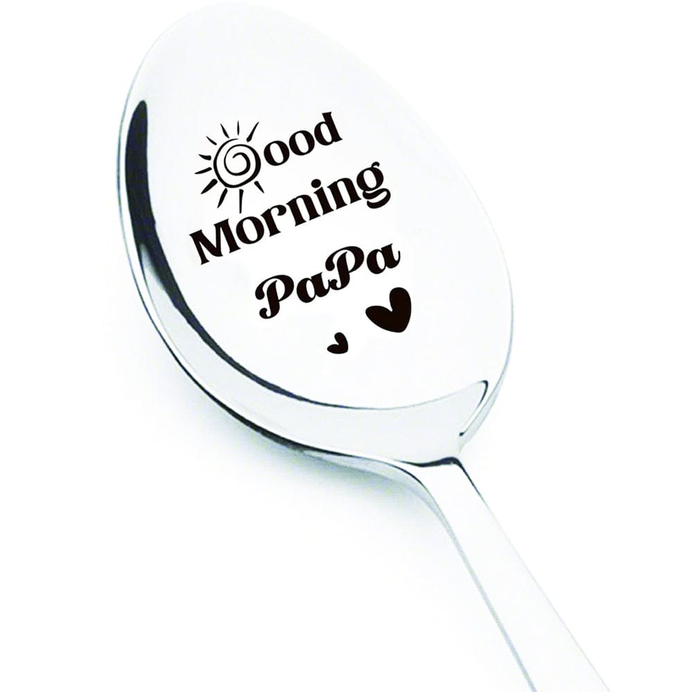 Good Morning Grandma Coffee Spoon Stainless Steel Spoon Gift for Grandma - Image 2