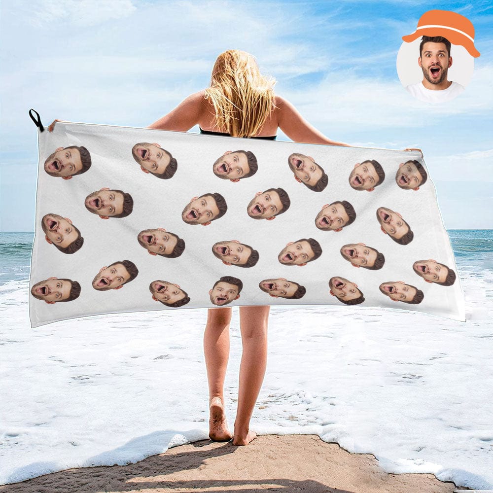 Custom Printed Towels Personalized Photo Towel Funny Gift For Men - Image 2