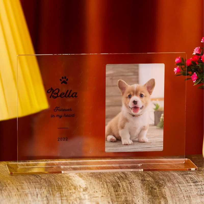 Memorial Plaque With Photo Personalized Ornaments Pet Loss Gift Sympathy Gift