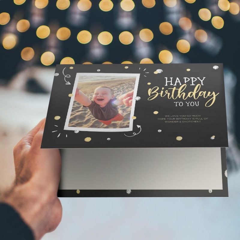 Personalized Greeting Card For Birthday  Happy Birthday Card For Baby