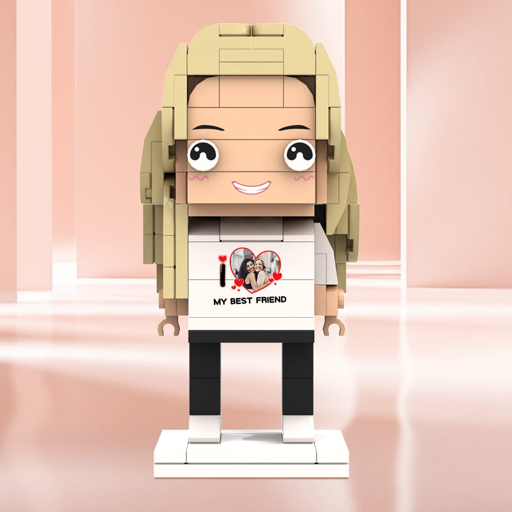 Valentine's Day Gifts Custom Brick Figures Personlized Poto & Text Brick Figures My Best XXX Brick Figures - Image 2