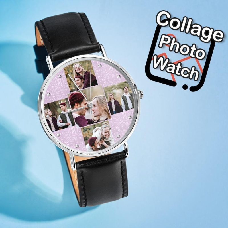 Personalized Watch with Photo Watch Gifts for Him