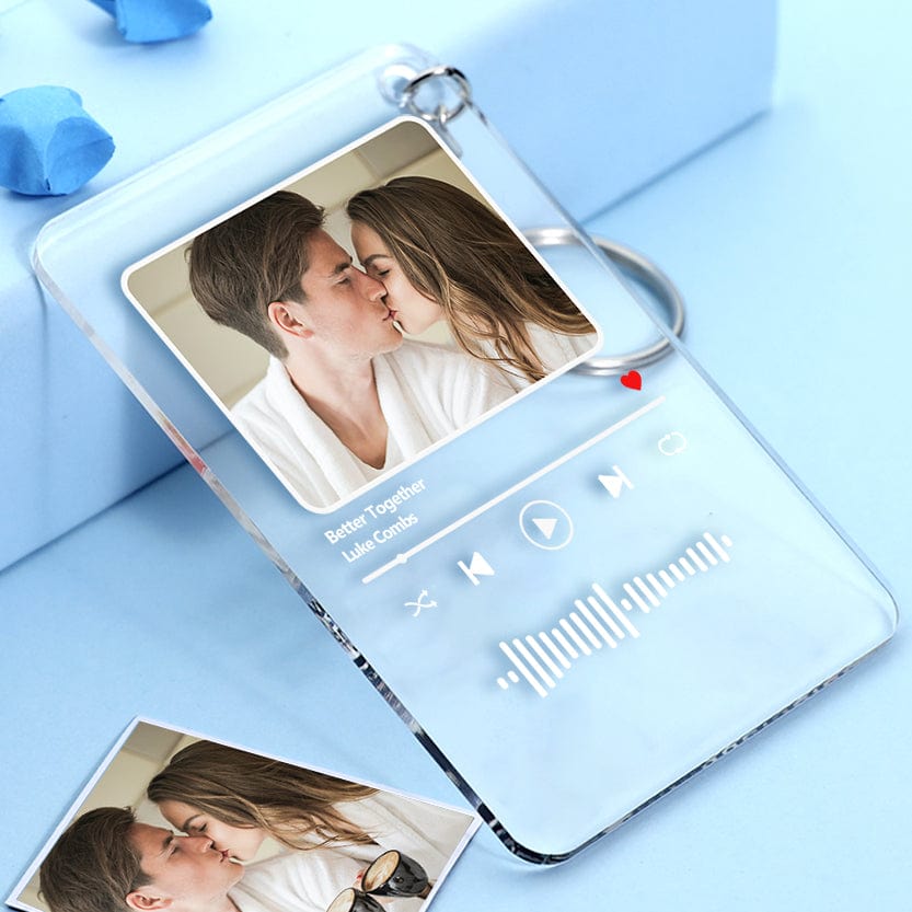 Custom Song Code Plaque Night Lamp Acrylic Music Plaque Keychain Graduation Gifts Birthday Gift for Him - Image 2