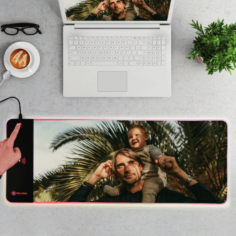 Custom Gaming Mouse Pad Wireless Charging Gift for Gamers
