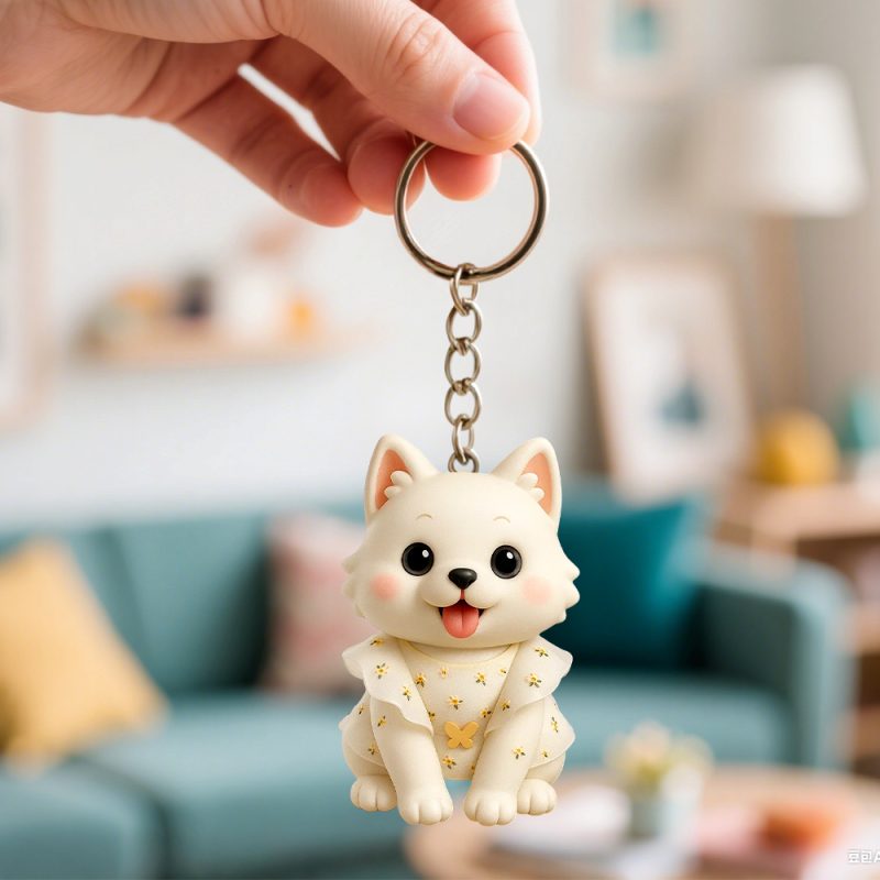 Turn Your Photo into a Custom 3D Keychain Cute Personalized Mini Figure
