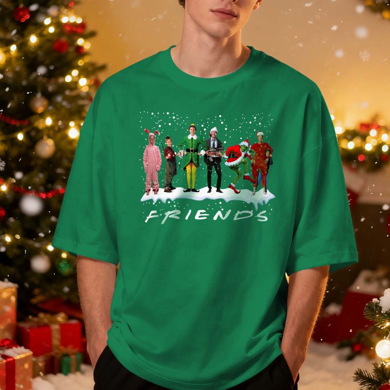 Personalized Photo Tshirt Custom Photo Text T Shirt Gift Idea Christmas Gift For Family Friend Funny Santa Gift – SantaSocks