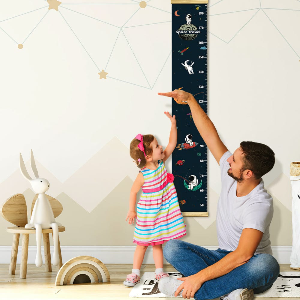 Astronaut Growth Chart Space Travel Chart Boy Growth Chart Baby Shower Gift for Parents - Image 2