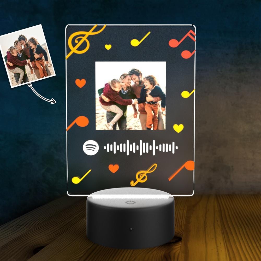 Custom Photo Spotify Plaque Lamp Graduation Gifts For Him - Image 2
