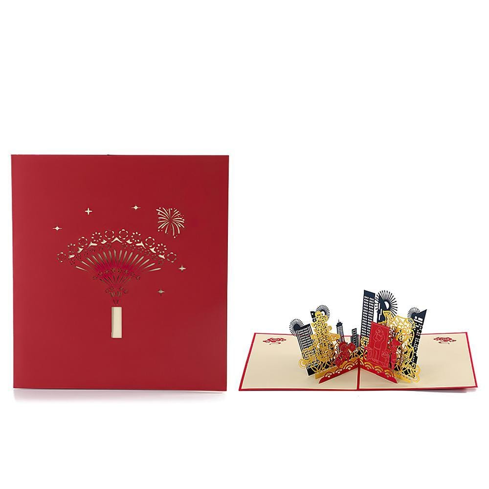 Building 3D Pop Up Greeting Card Happy New Year - Image 2