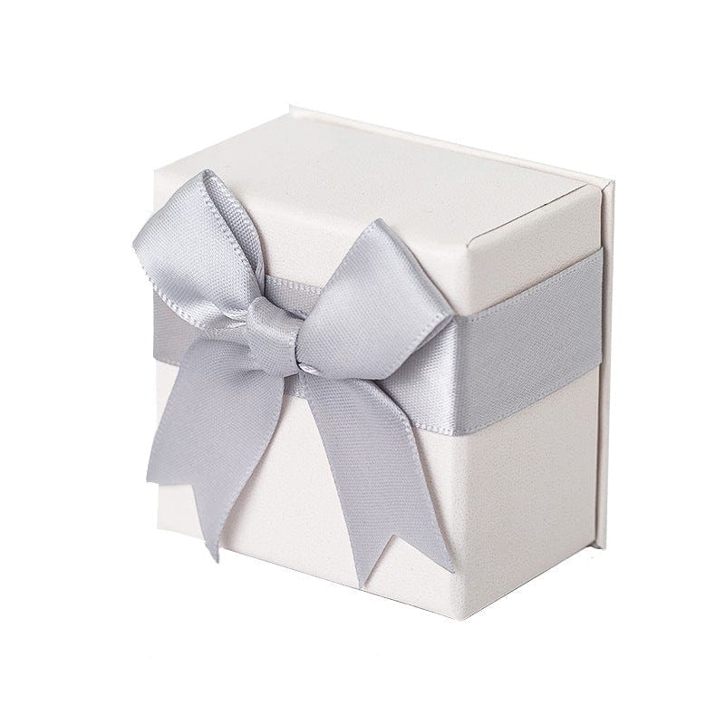 Luxury Wedding Ring Pendant Jewellery Box Bow Jewelry Packaging Box Carton