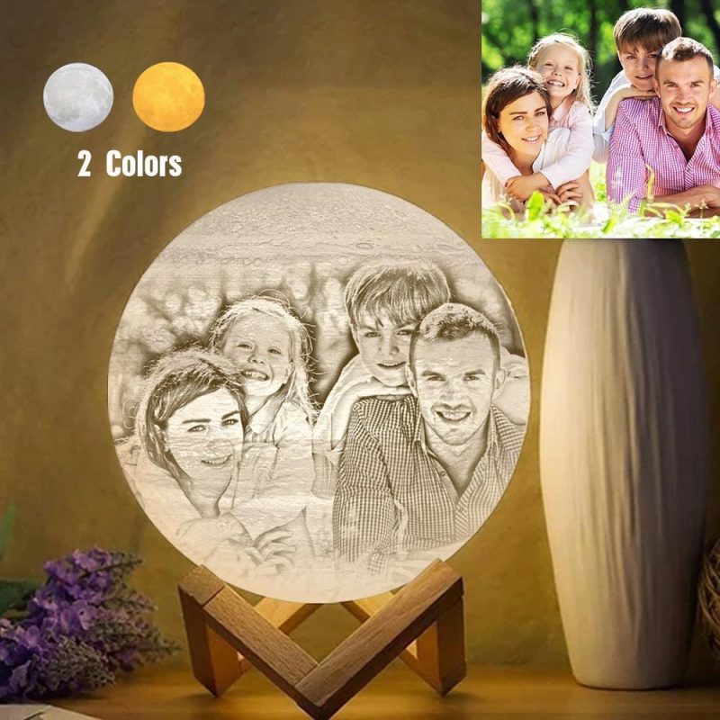 Father’s Day Gift Jupiter Lamp Family Gift- Touch Two Colors (10-20cm)