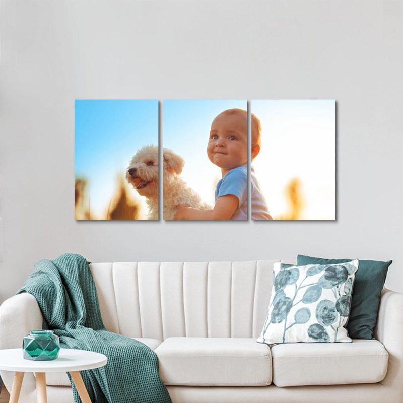 Custom Wall Art Photo Wall Art Gift For New Mom Living Room Gifts – 3pcs