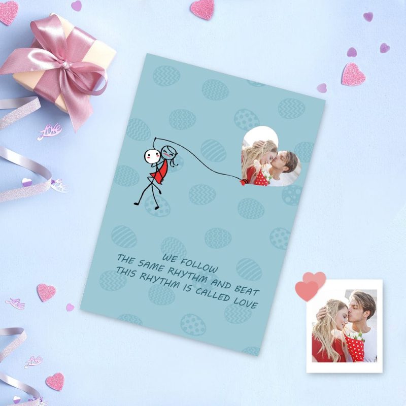 Custom Valentine’s Day Card Custom Names Card Greeting Card Love Heart Love Card