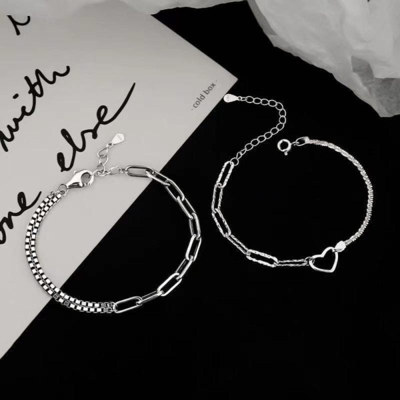 Magnetic Couple Sweet Heart Shape Bracelet Set Valentine’s Day Gift for Couples