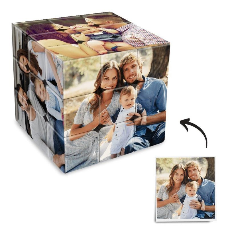 Family Gift Personalised Rubic’s Cube Living Room Gifts