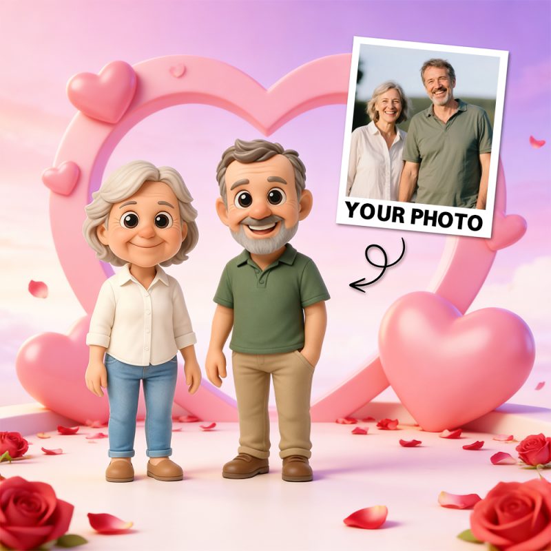 3D Printed Personalized Action Figure Fun Gift from Your Image