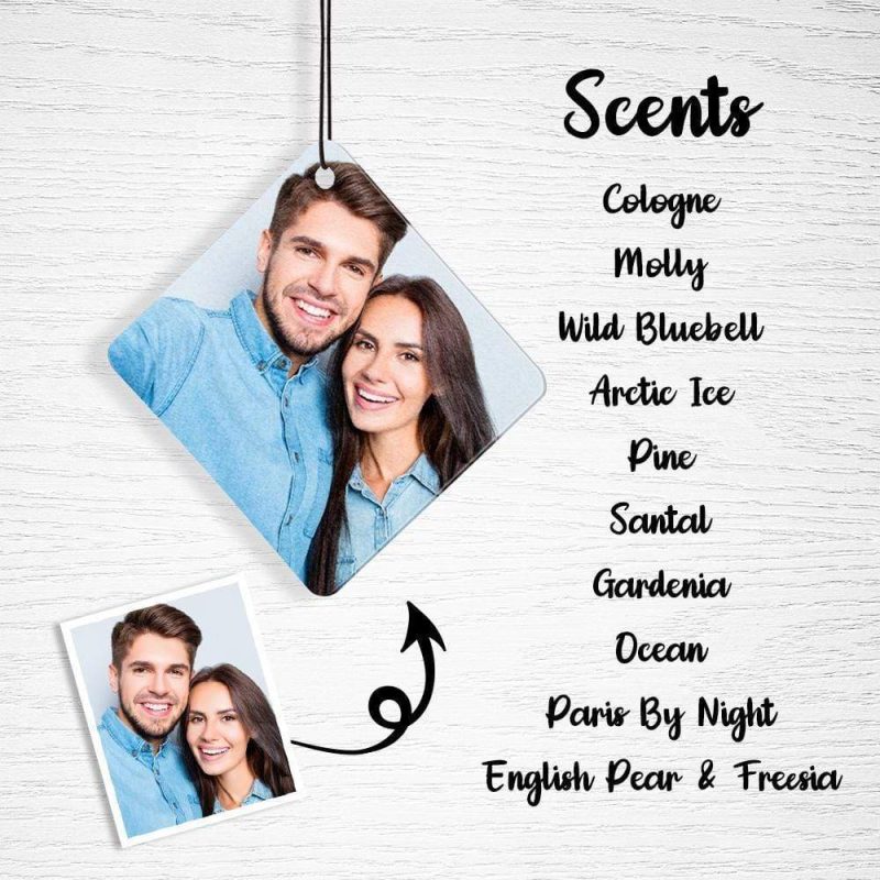 Photo Car Air Fresheners Persoanlized Car Fresheners Gift For Him