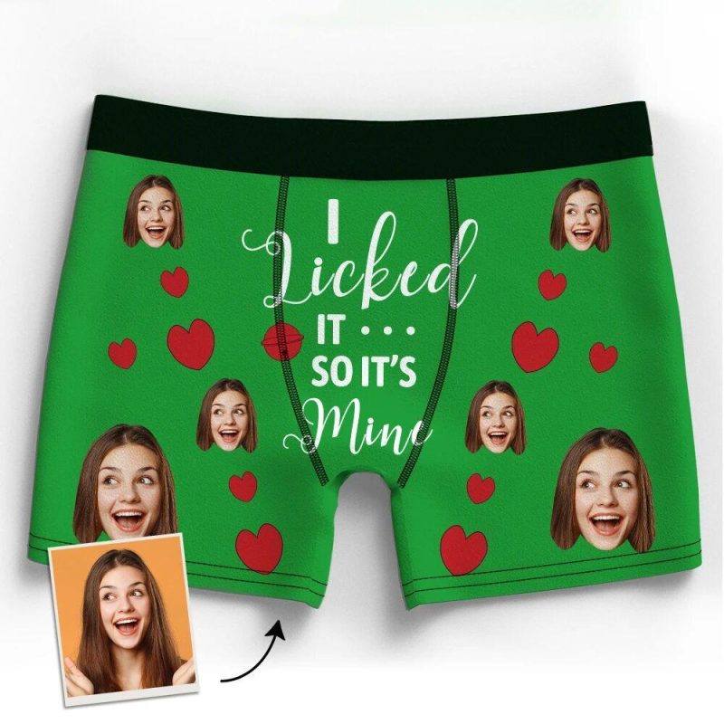 Face Boxer Shorts Personalized Underwear Valentine’s Gifts – 6 Colors