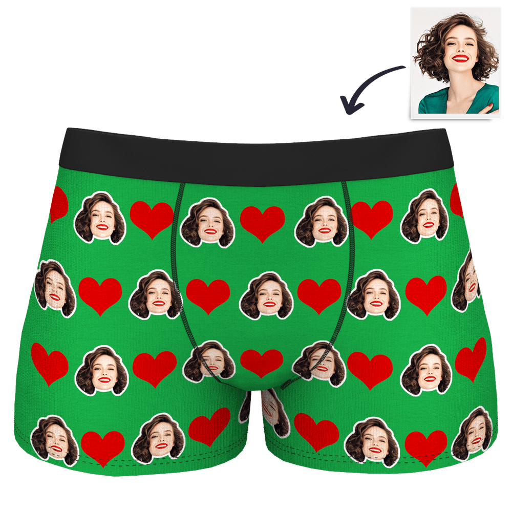 Customized Boxer Valentine's Gifts for Men Heart - 5 Colors Birthday Gifts - Image 2