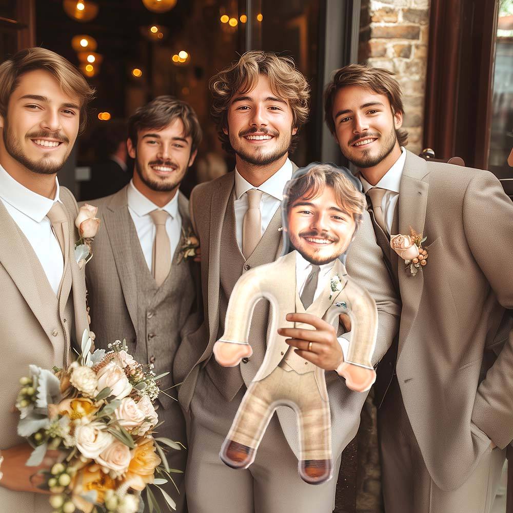 Custom Blow Up Doll Personalized Groom Blow Up Dolls Inflatable Doll for Funny Wedding Gift