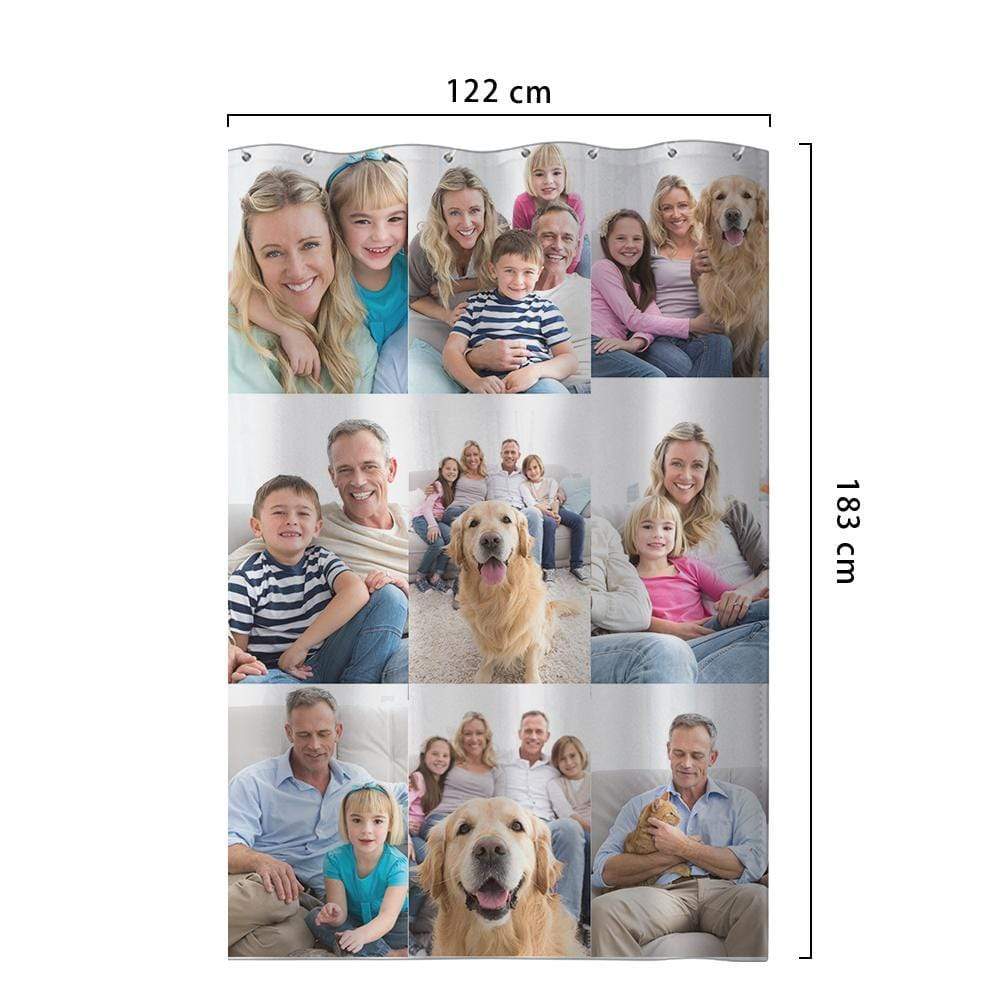Photo Shower Curtain Custom Shower Curtain Funny Bath Curtains - Image 3