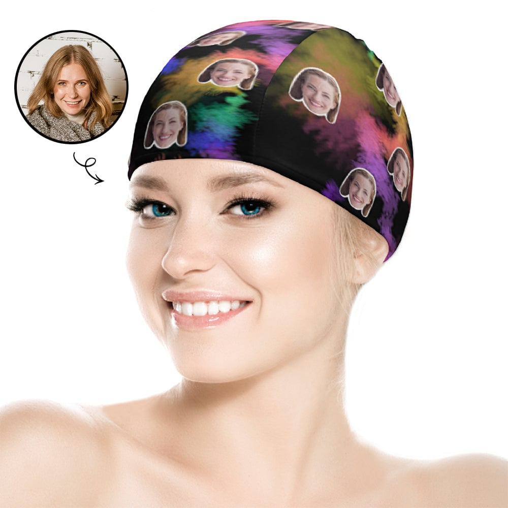 Custom Swimming Cap Colorful Swim Caps Swimming Hats for Men Women - Image 2